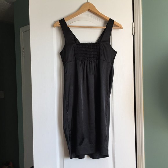 dELiA*s Black Satin Dress - Picture 4 of 8